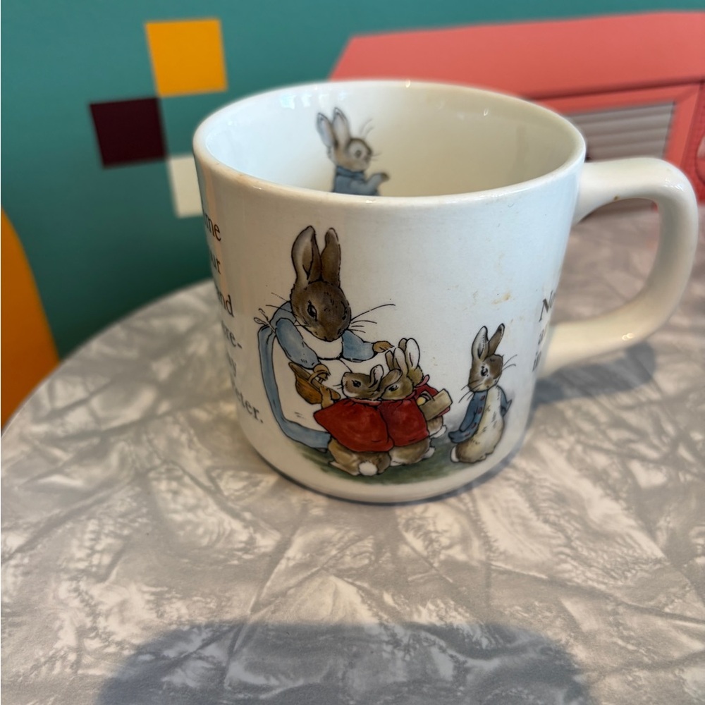 Vintage wedgewood Peter Rabbit Ceramic Mug
